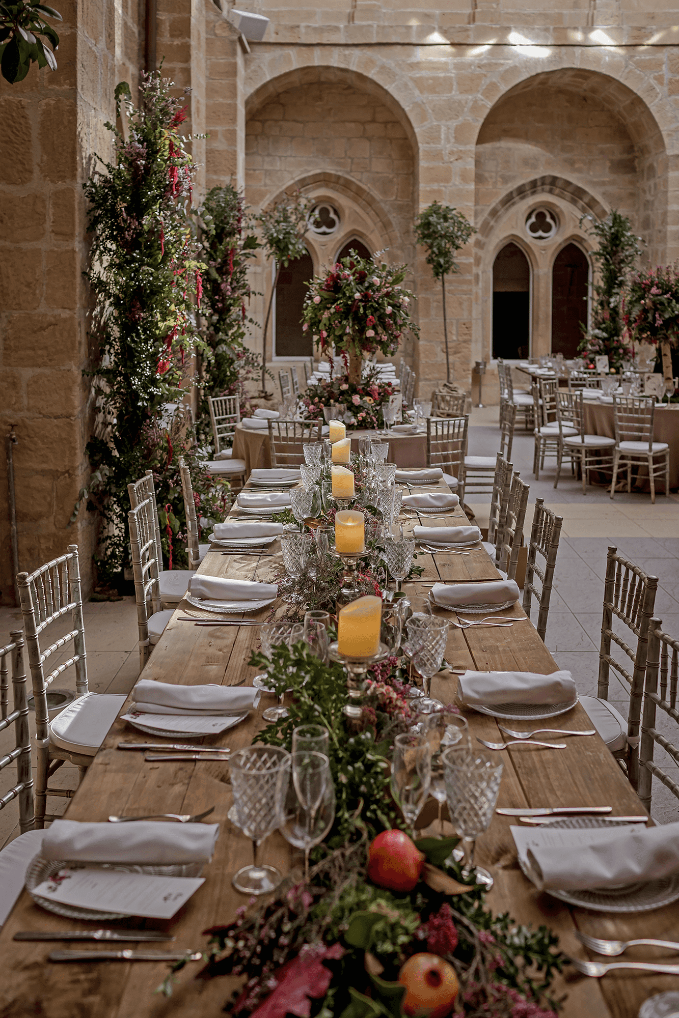 Decoración banquete